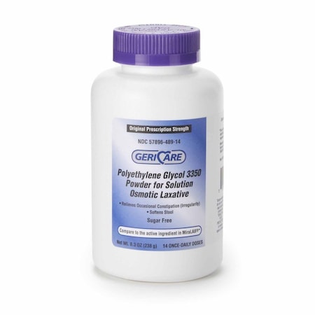Geri-Care Laxative Powder 8.3 oz. Polyethylene Glycol 3350, 12PK 489-14-GCP